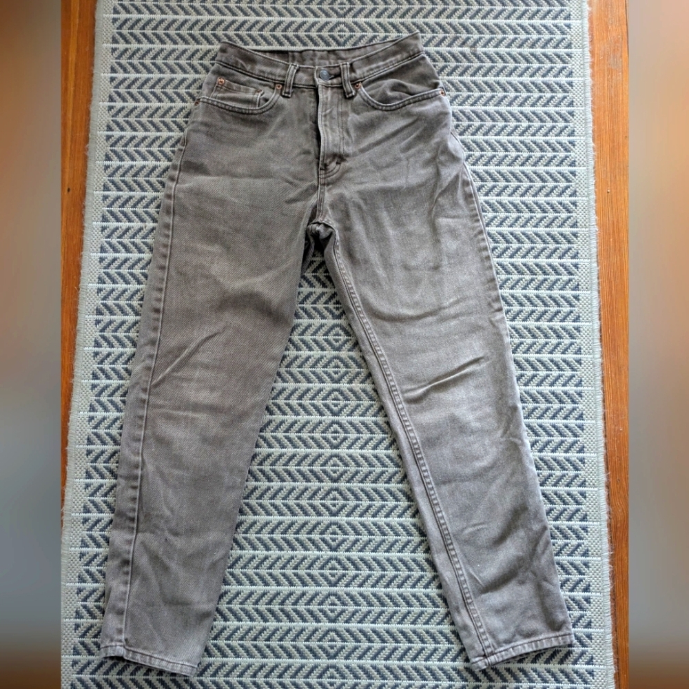 Jordache Vintage High Rise Brown Jeans Sz 7/8